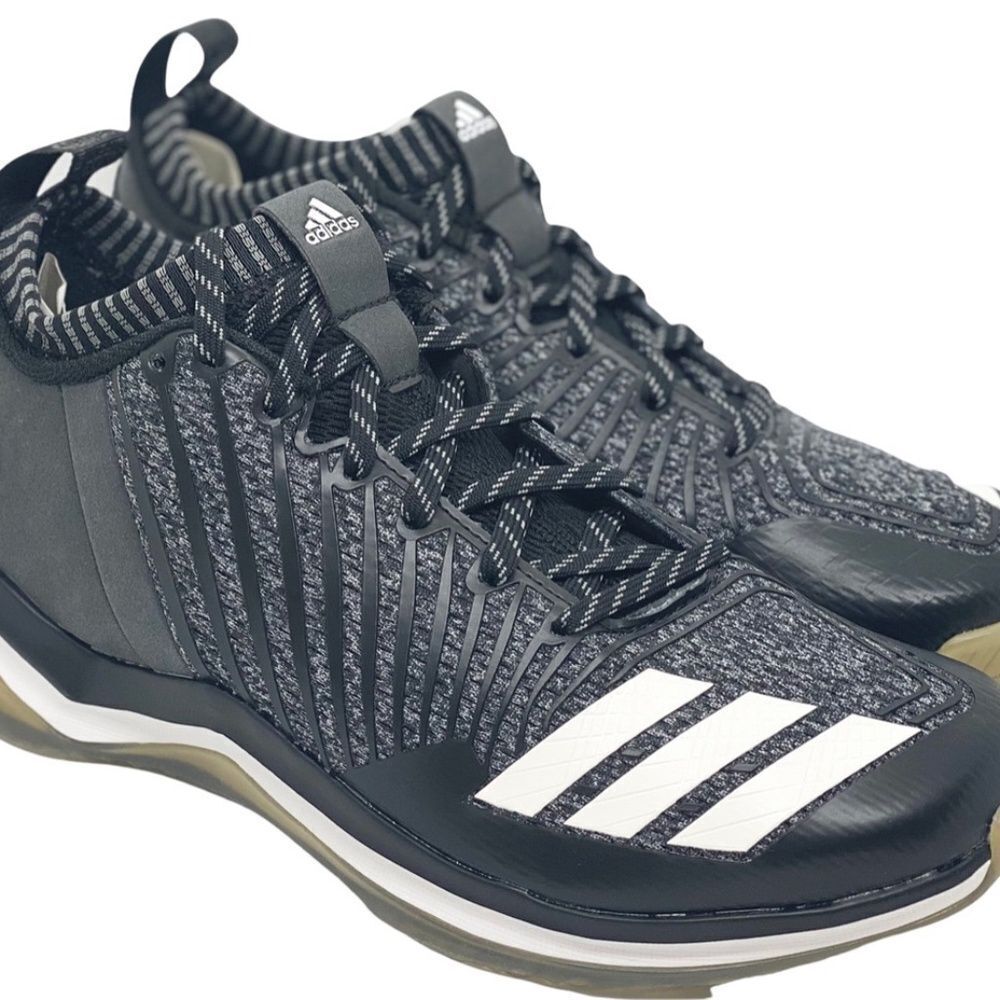 Adidas Icon Three Stripe Baseball Trainers/Running Shoes Sz 11.5‎
